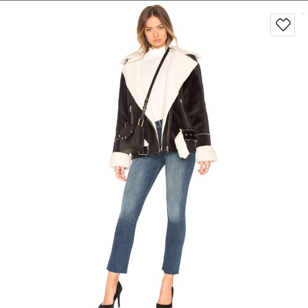 Revolve Black & White Jacket - Picture 4 of 5